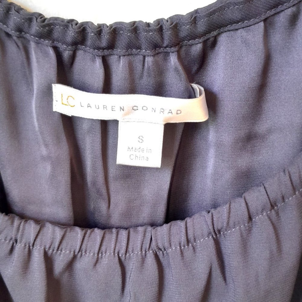 Lauren Conrad Tank Ruffle front - Picture 2 of 3